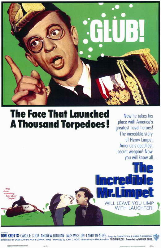 دانلود فیلم The Incredible Mr. Limpet / آقای لیمپت شگفت انگیز