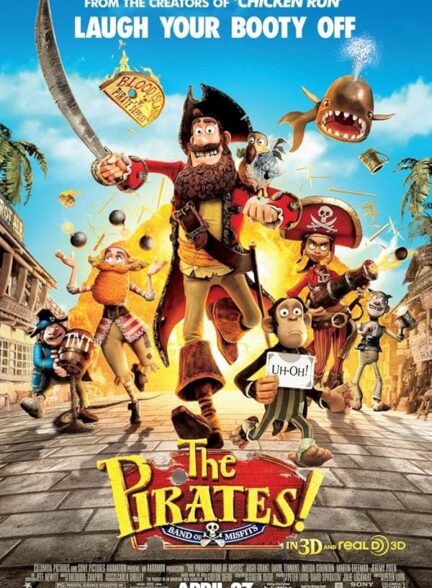 دانلود فیلم The Pirates! Band of Misfits / دزدان دریایی نخاله