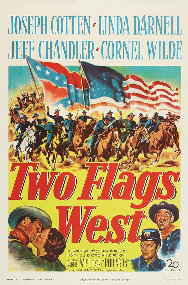 دانلود فیلم Two Flags West / دو پرچم به‌سوی غرب