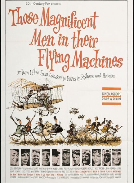 دانلود فیلم Those Magnificent Men in Their Flying Machines or How I Flew from London to Paris in 25 Hours 11 Minutes / مردان پرابهت در طیاره‌های پرسرعت