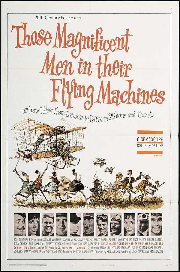 دانلود فیلم Those Magnificent Men in Their Flying Machines or How I Flew from London to Paris in 25 Hours 11 Minutes / مردان پرابهت در طیاره‌های پرسرعت