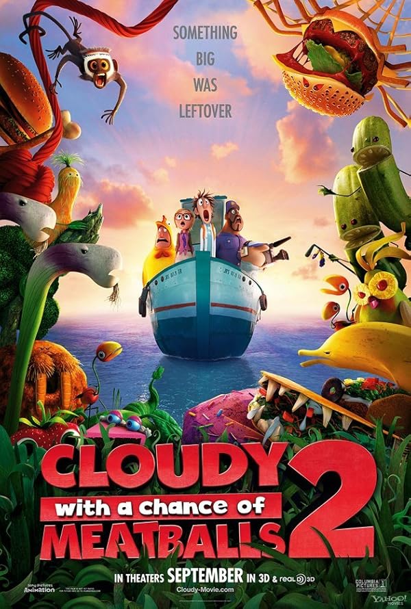 دانلود فیلم Cloudy with a Chance of Meatballs 2 /  ابری با احتمال بارش کوفته قلقلی 2