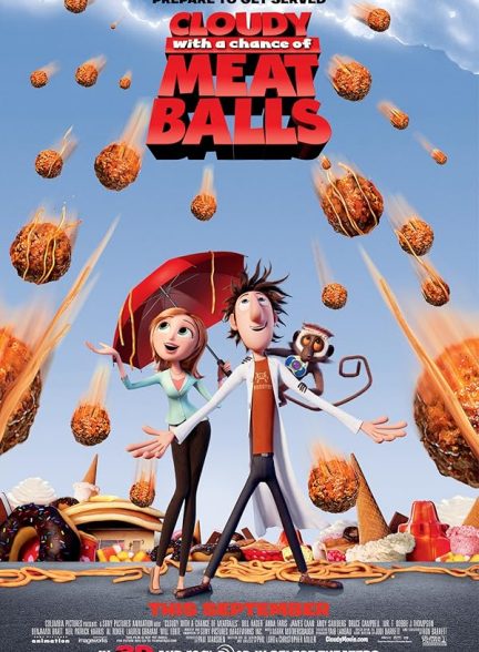 دانلود فیلم Cloudy with a Chance of Meatballs /  ابری با احتمال بارش کوفته قلقلی