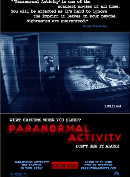 دانلود فیلم Paranormal Activity / فعالیت فراطبیعی